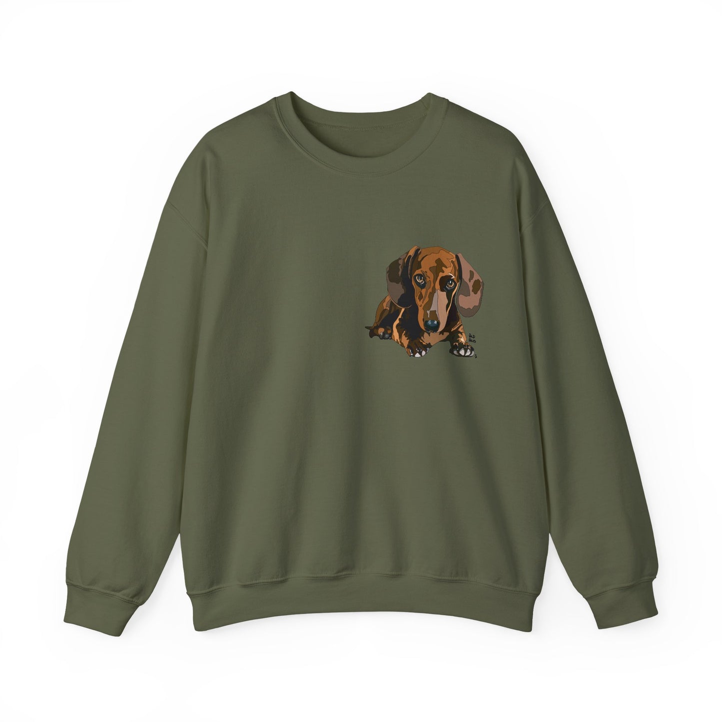 Dachshund (small body) | Unisex Heavy Blend™ Crewneck