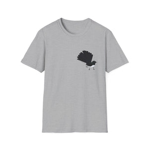Willy Wagtail - Small design - Unisex Softstyle T-Shirt Printify