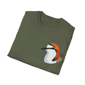 Red-capped Plover- Small design - Unisex Softstyle T-Shirt Printify