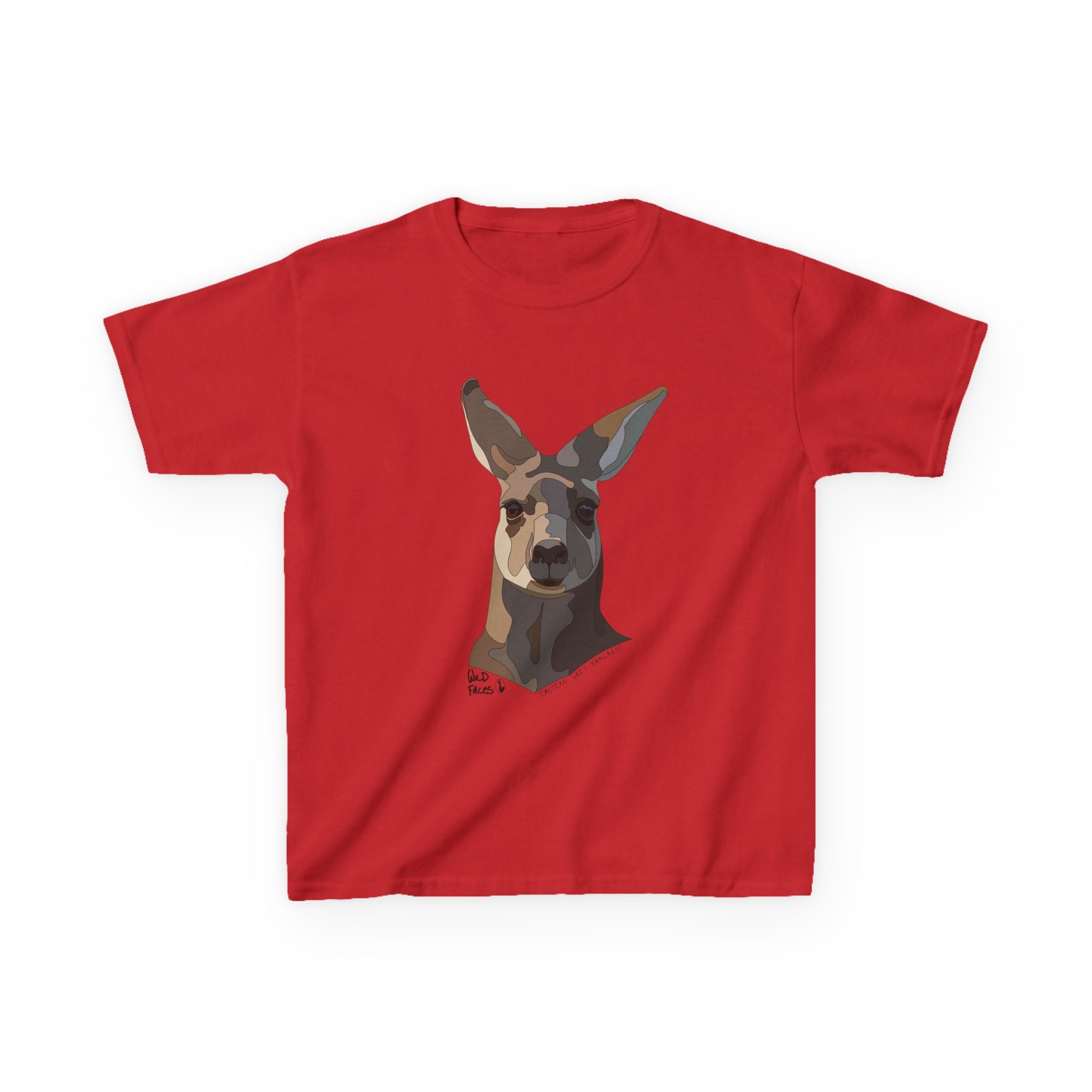 Eastern Grey Kangaroo | Kids Heavy Cotton™ Tee Printify