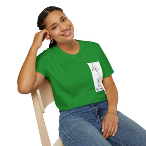 Southern Cassowary (sketch) - Unisex Softstyle T-Shirt Printify