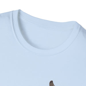 Eastern Grey Kangaroo - Small design - Unisex Softstyle T-Shirt Printify