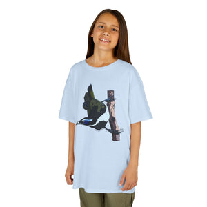 Blue-faced Honeyeater | Kids Heavy Cotton™ Tee Printify