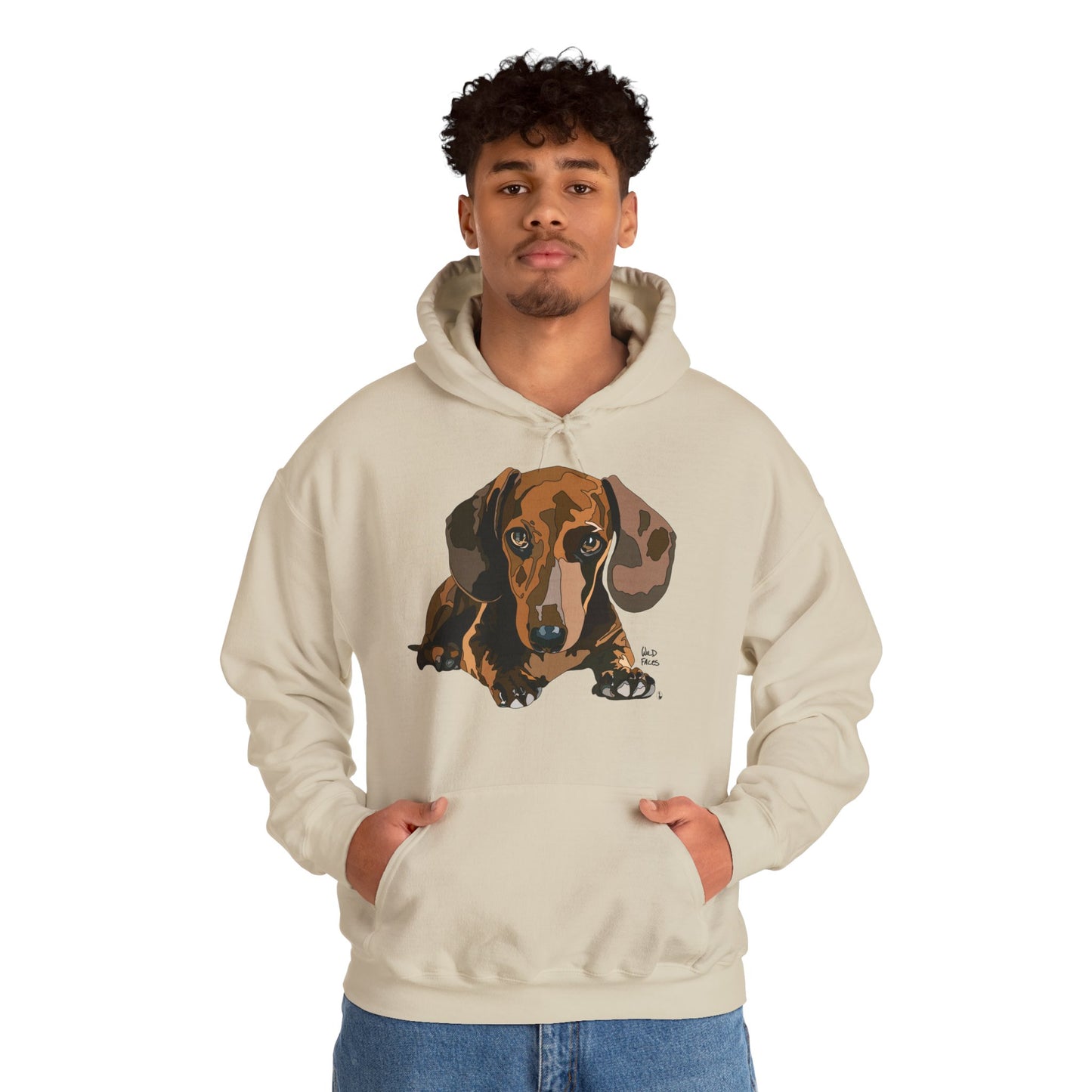 Dachshund (body) | Unisex Heavy Blend™ Hooded Sweatshirt