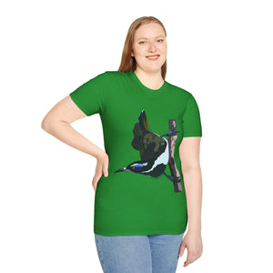 Blue-faced Honeyeater - Unisex Softstyle T-Shirt Printify
