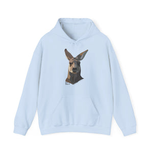 Eastern Grey Kangaroo | Unisex Heavy Blend™ Hooded Sweatshirt Printify