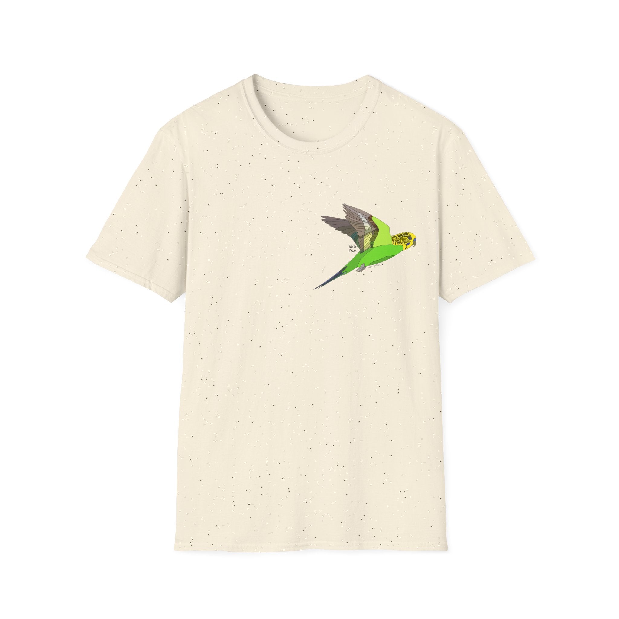 Budegerigar - Small design - Unisex Softstyle T-Shirt