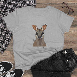 Agile Wallaby - Women's Midweight Cotton Tee Printify