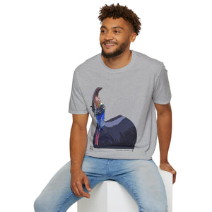 Southern Cassowary - Unisex Softstyle T-Shirt Printify