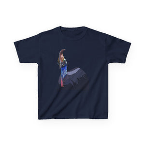 Southern Cassowary | Kids Heavy Cotton™ Tee Printify