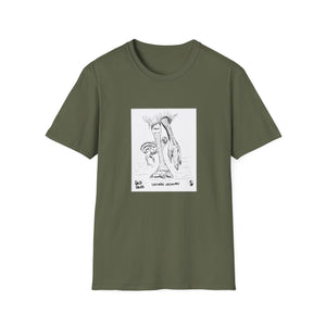 Southern Cassowary with chick - Unisex Softstyle T-Shirt Printify