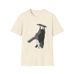 Yellow-bellied Sheath-tailed Bat - Unisex Softstyle T-Shirt - Wild Faces