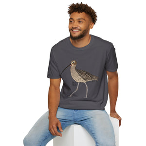 Eastern Curlew- Unisex Softstyle T-Shirt Printify