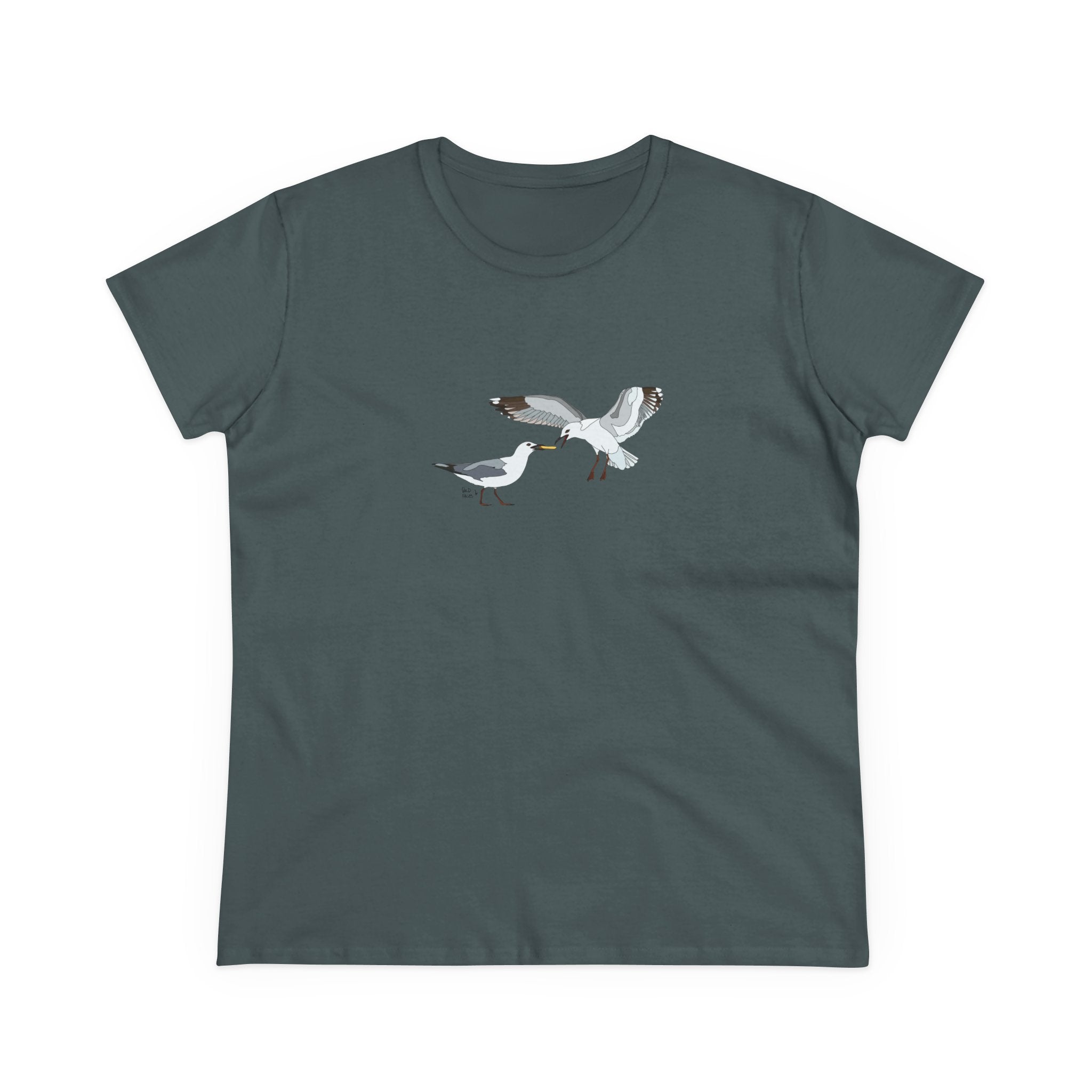 Silver Gulls - Women's Midweight Cotton Tee