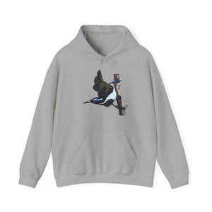 Blue-faced Honeyeater | Unisex Heavy Blend™ Hooded Sweatshirt Printify