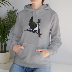 Blue-faced Honeyeater | Unisex Heavy Blend™ Hooded Sweatshirt Printify