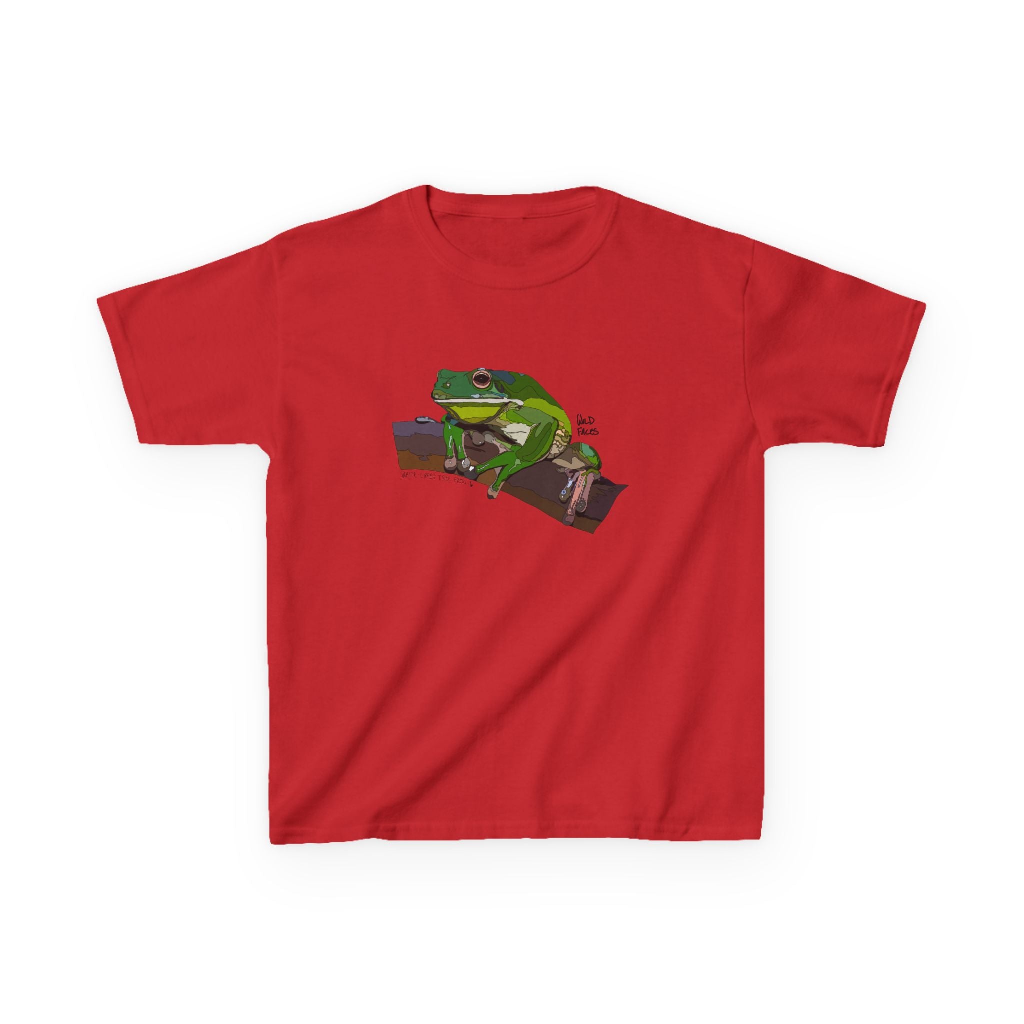 White-lipped Tree Frog | Kids Heavy Cotton™ Tee