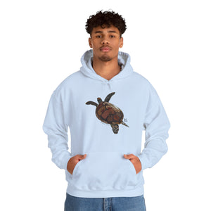 Green Turtle | Unisex Heavy Blend™ Hooded Sweatshirt Printify