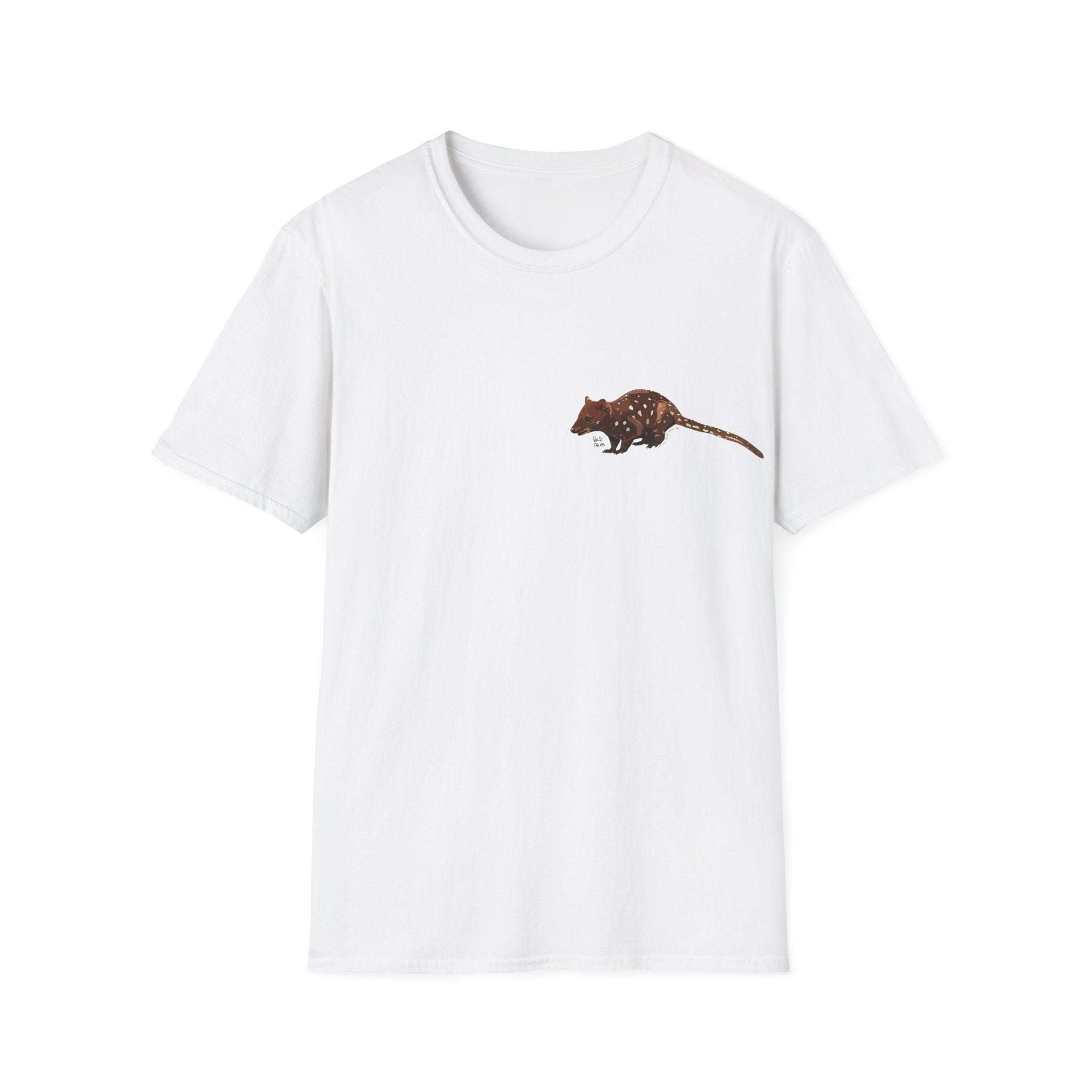 Spotted-tailed Quoll - Small design - Unisex Softstyle T-Shirt