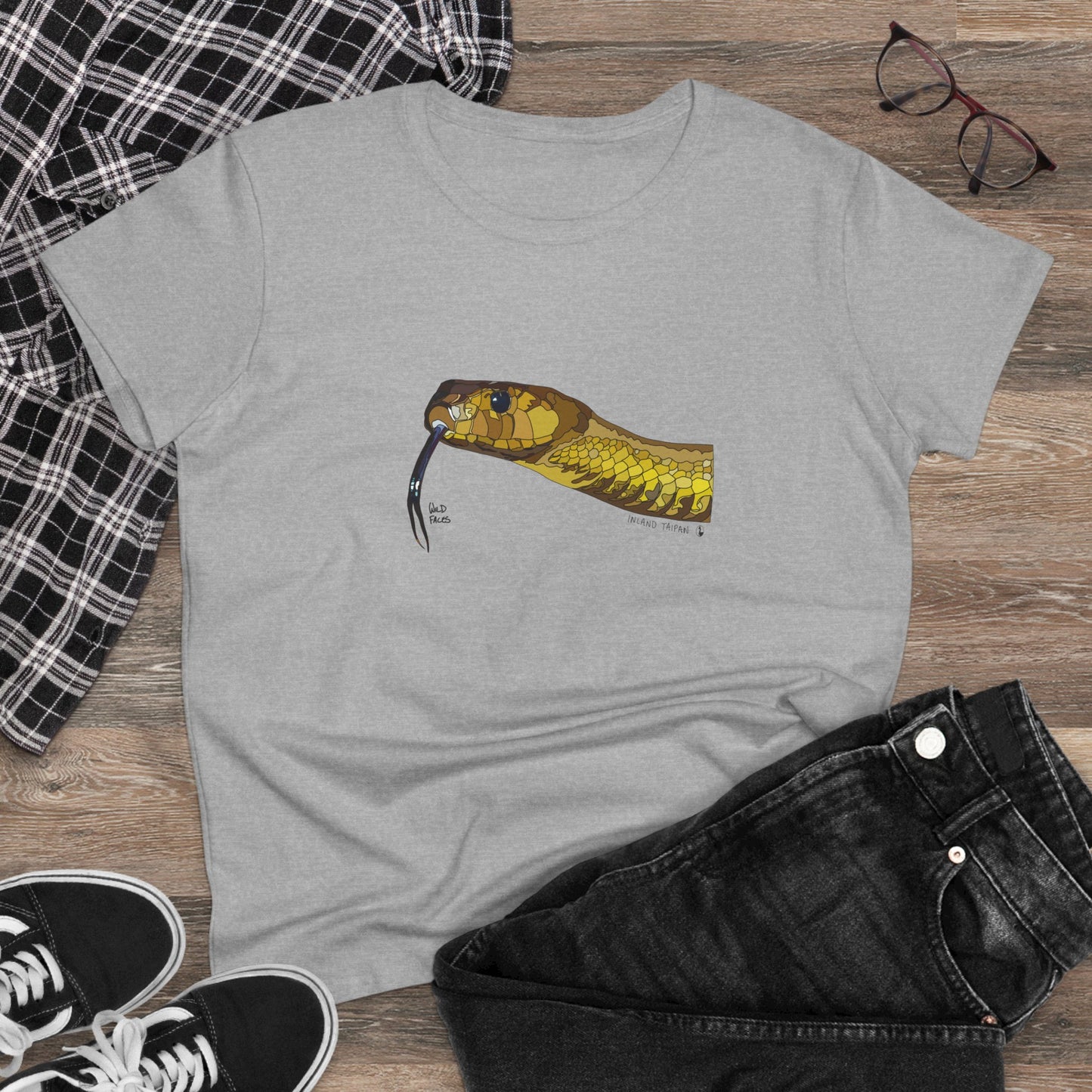 Inland Taipan - Women's Midweight Cotton Tee