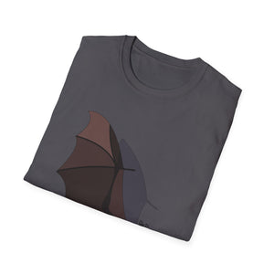 Spectacled Flying Fox (in flight) - Unisex Softstyle T-Shirt Printify
