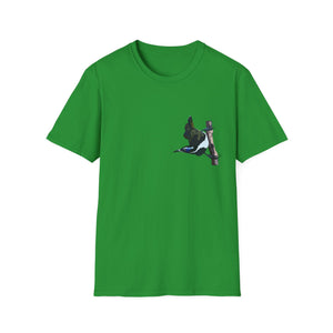 Blue-faced Honeyeater- Small design - Unisex Softstyle T-Shirt Printify