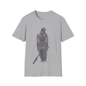 Wedge-tailed Eagle (pastel design) - Unisex Softstyle T-Shirt Printify