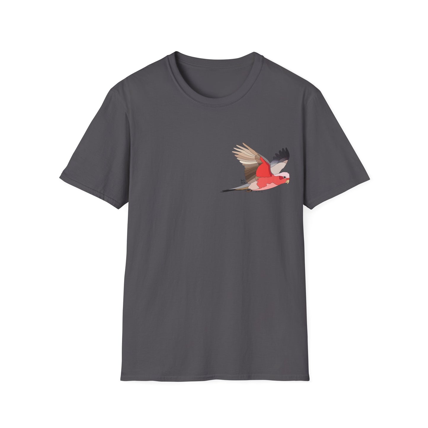 Galah - Small design - Unisex Softstyle T-Shirt