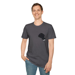 Willy Wagtail - Small design - Unisex Softstyle T-Shirt Printify