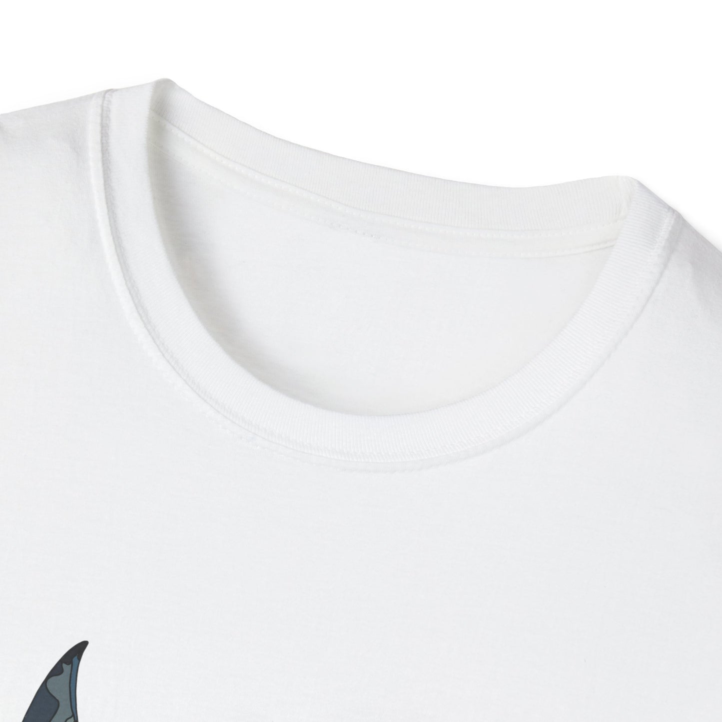 Reef Manta Ray- large design - Unisex Softstyle T-Shirt