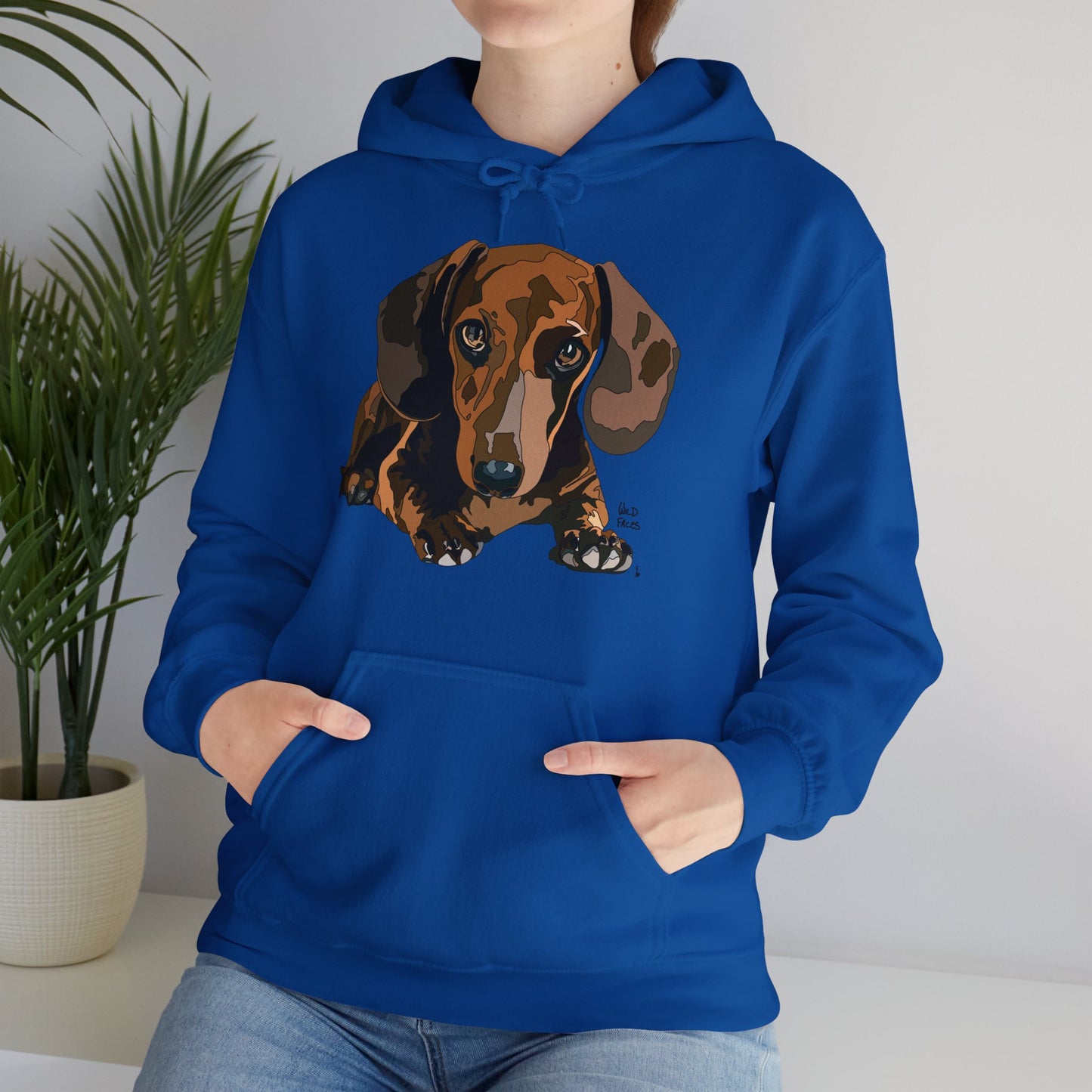 Dachshund (body) | Unisex Heavy Blend™ Hooded Sweatshirt
