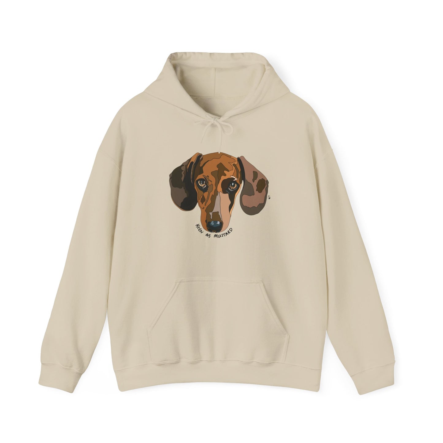 Dachshund (Keen as mustard) | Unisex Heavy Blend™ Hooded Sweatshirt