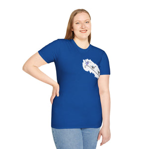 A trio of  Fairy-wrens (spendid, superb and lovely) - Small design - Unisex Softstyle T-Shirt Printify