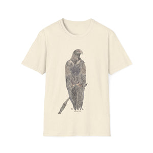 Wedge-tailed Eagle (pastel design) - Unisex Softstyle T-Shirt Printify