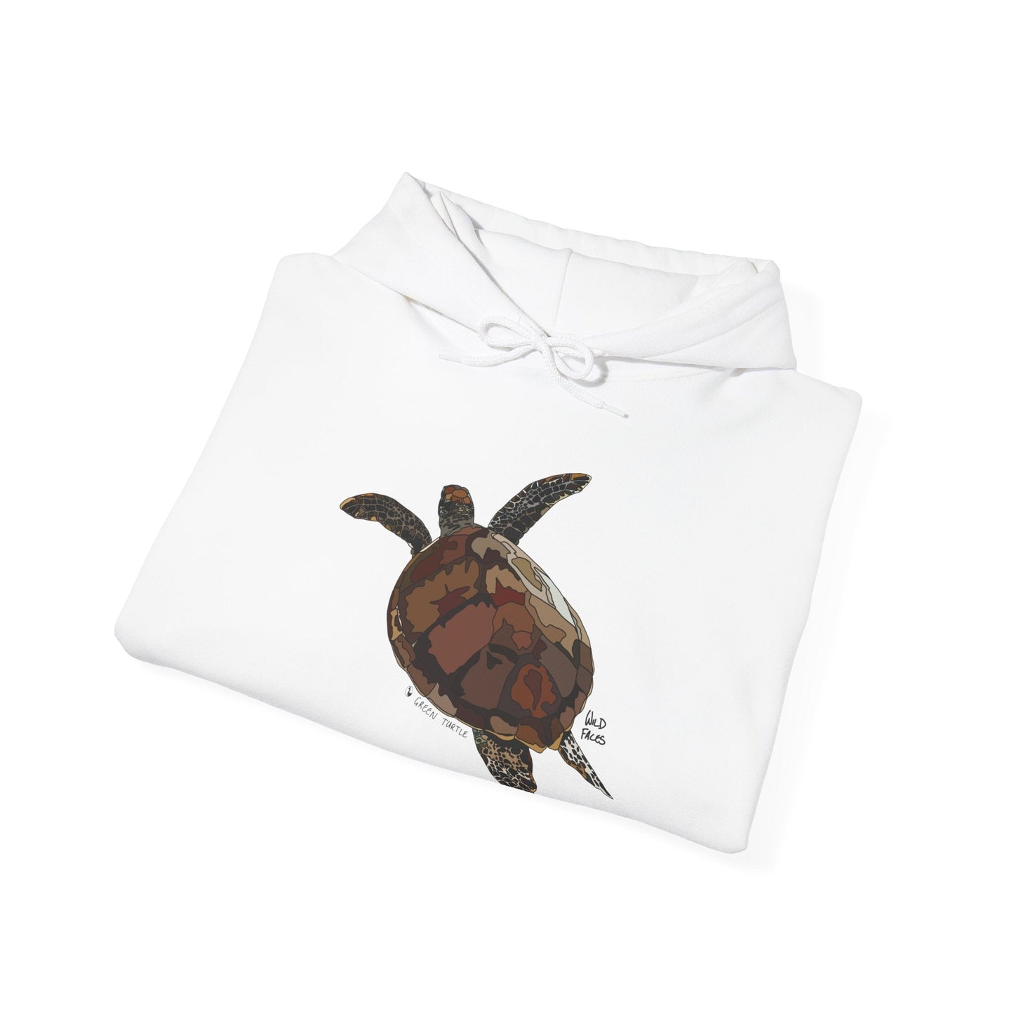 Green Turtle | Unisex Heavy Blend™ Hooded Sweatshirt Printify