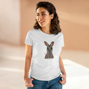 Agile Wallaby - Women's Midweight Cotton Tee Printify