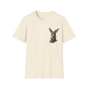 Eastern Grey Kangaroo - Small design - Unisex Softstyle T-Shirt Printify