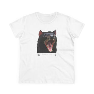 Tasmanian Devil - Women's Midweight Cotton Tee Printify