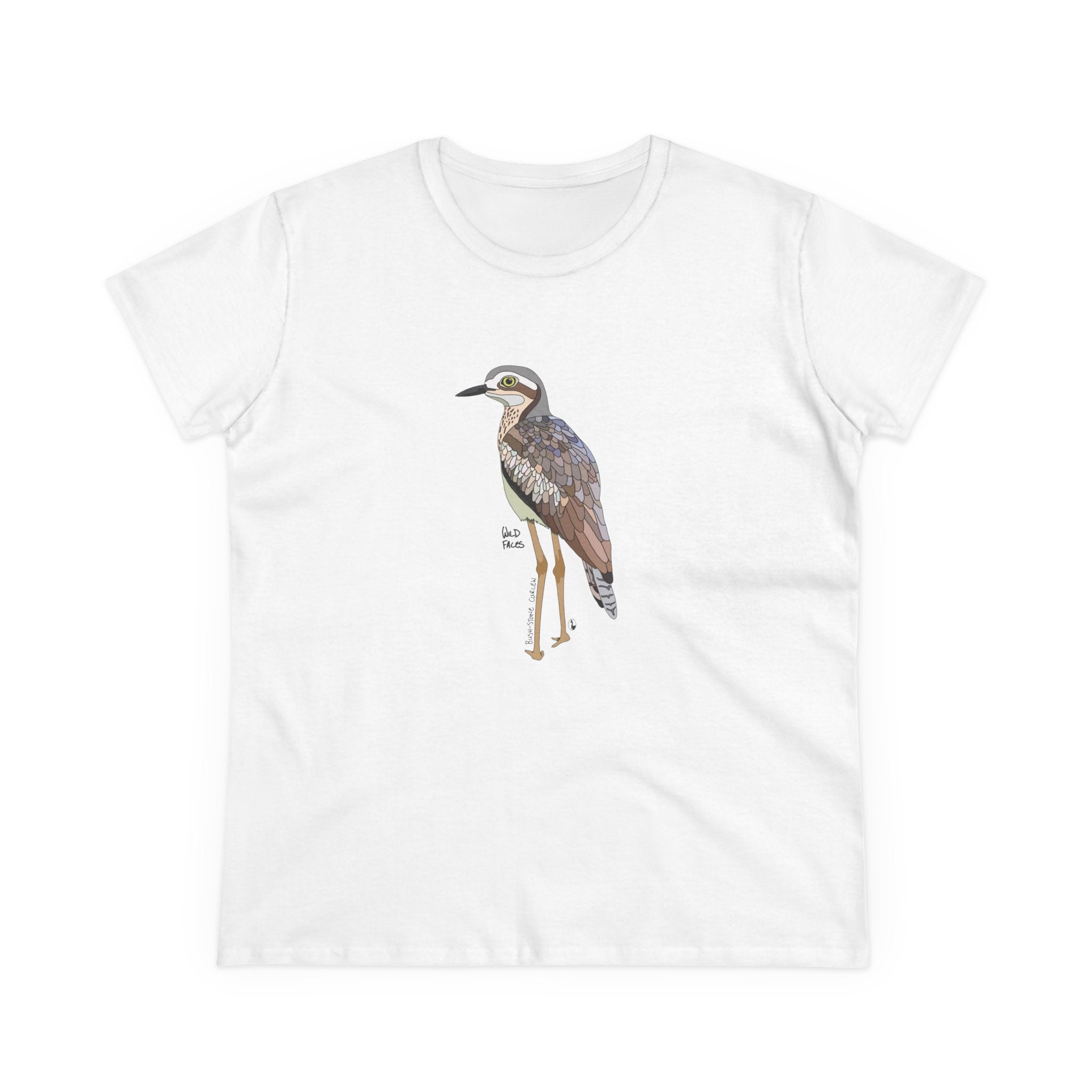 Bush-stone Curlew - Women's Midweight Cotton Tee