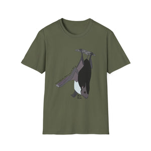 Yellow-bellied Sheath-tailed Bat - Unisex Softstyle T-Shirt - Wild Faces