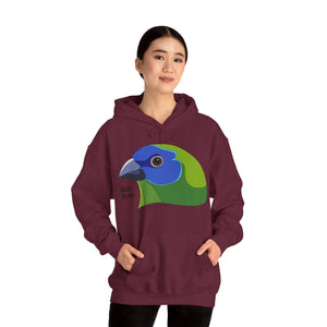 Blue-faced Parrotfinch | Unisex Heavy Blend™ Hooded Sweatshirt Printify