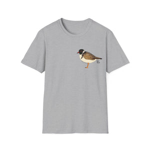 Hooded Plover - Small design - Unisex Softstyle T-Shirt Printify