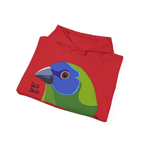 Blue-faced Parrotfinch | Unisex Heavy Blend™ Hooded Sweatshirt Printify