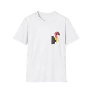 Australian Brush-turkey - Small design - Unisex Softstyle T-Shirt Printify