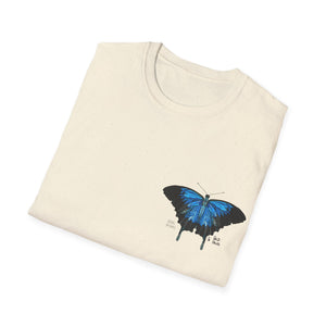 Ulysses Butterfly - Small design - Unisex Softstyle T-Shirt Printify