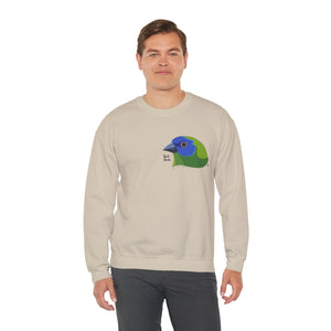 Blue-faced Parrotfinch Sweatshirt | Unisex Heavy Blend™ Crewneck Printify