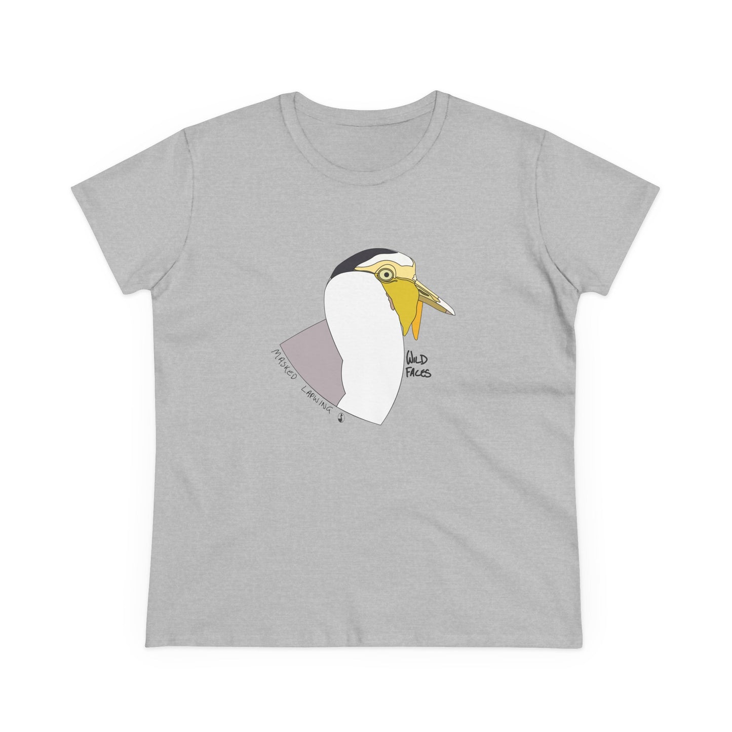 Masked Lapwing - Women's Midweight Cotton Tee