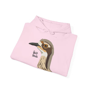 Bush-stone Curlew (head) | Unisex Heavy Blend™ Hooded Sweatshirt Printify