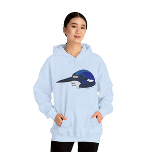 Forest Kingfisher Head | Unisex Heavy Blend™ Hooded Sweatshirt Printify