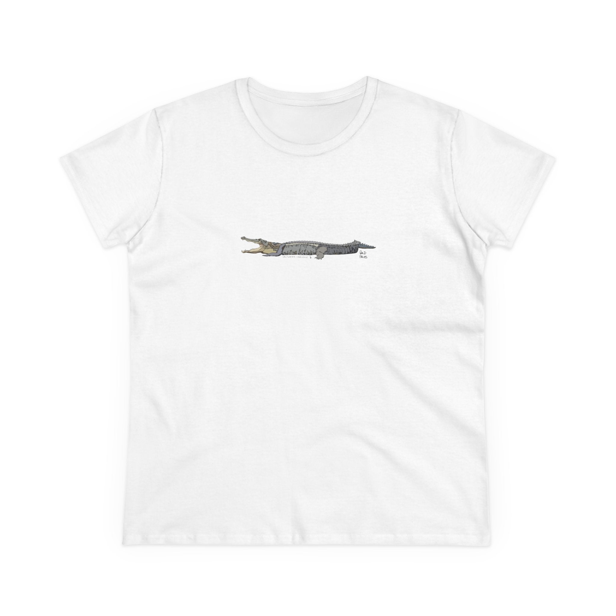 Saltwater Crocodile - Women's Midweight Cotton Tee